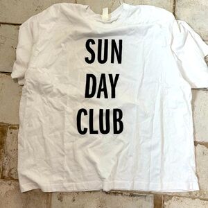 Sunday funday T-shirt oversized